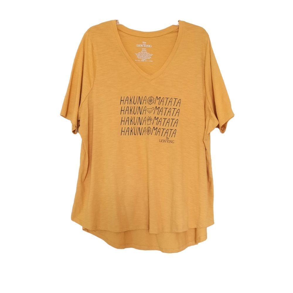 Disney The Lion King Hakuna Matata T-Shirt Size  22/24